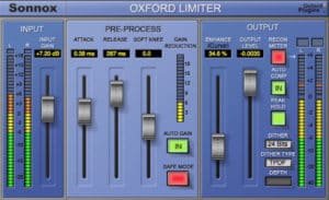 sonnox limiter mastering