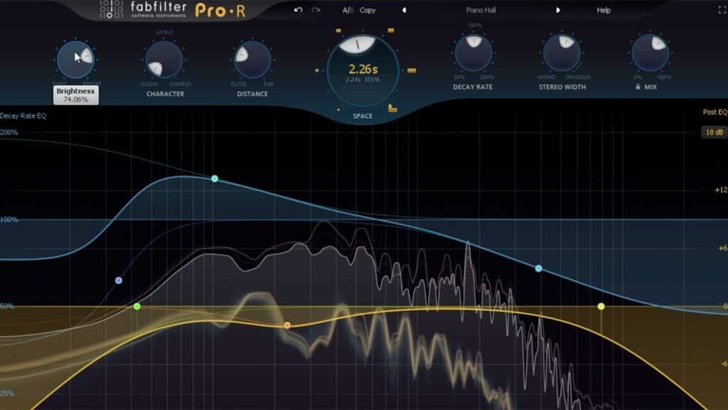 Fab Filter Pro R : Reveb Mixage audio