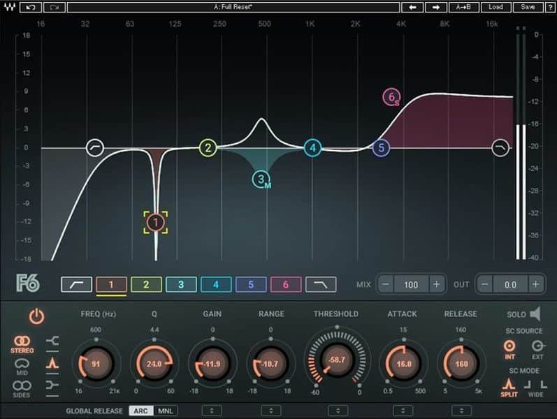  Waves F6 Floating-Band Dynamic EQ - égaliseur dyamique