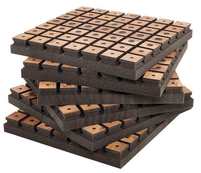 Panneau acoustique hybride