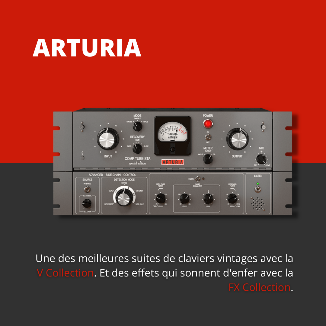 Plugin audio Made in France : Arturia