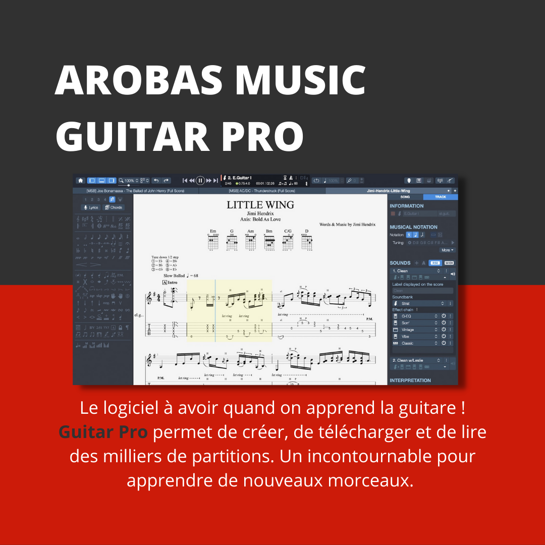 Plugin audio Made in France : Guitar Pro
