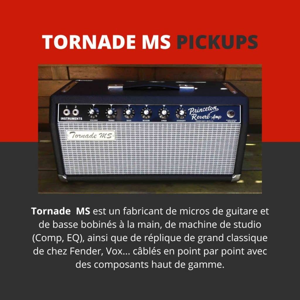 Ampli de guitare made in France - Tornade MS Pickup