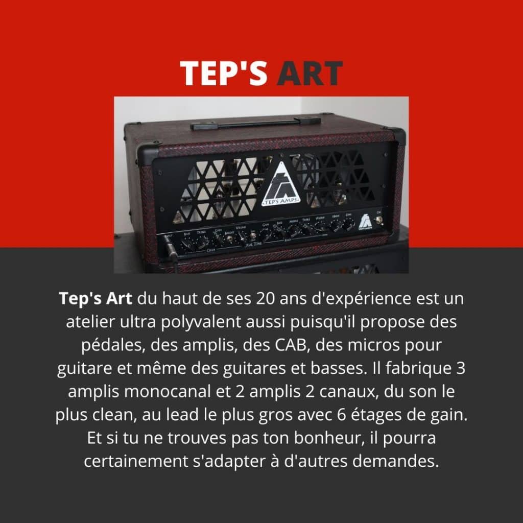 Ampli de guitare made in France - Tep's Art