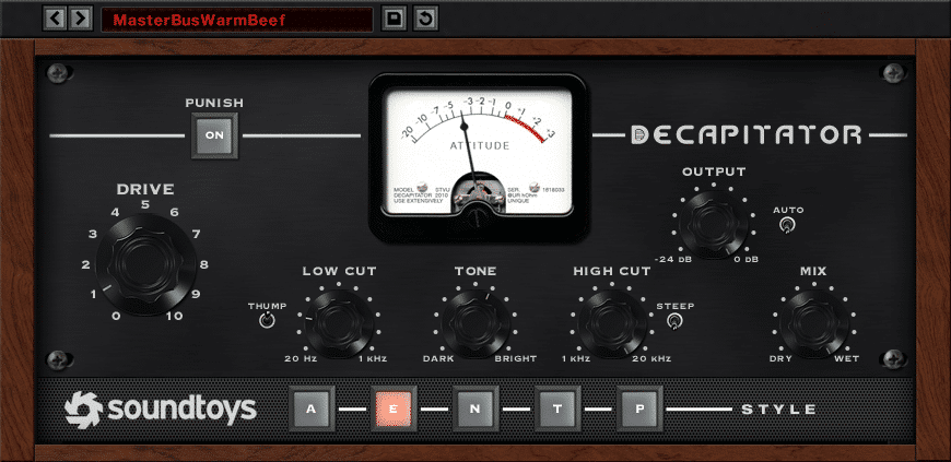 Soundtoys Decapitator - Mixer la voix
