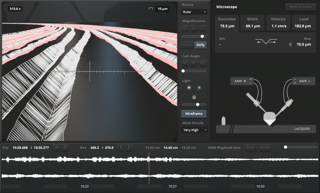 SimuLathe CUT - Mastering Vinyle