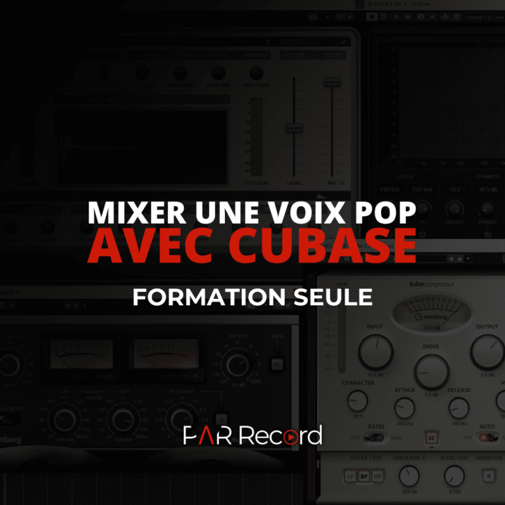 Mixer une voix pop avec Cubase - Formation