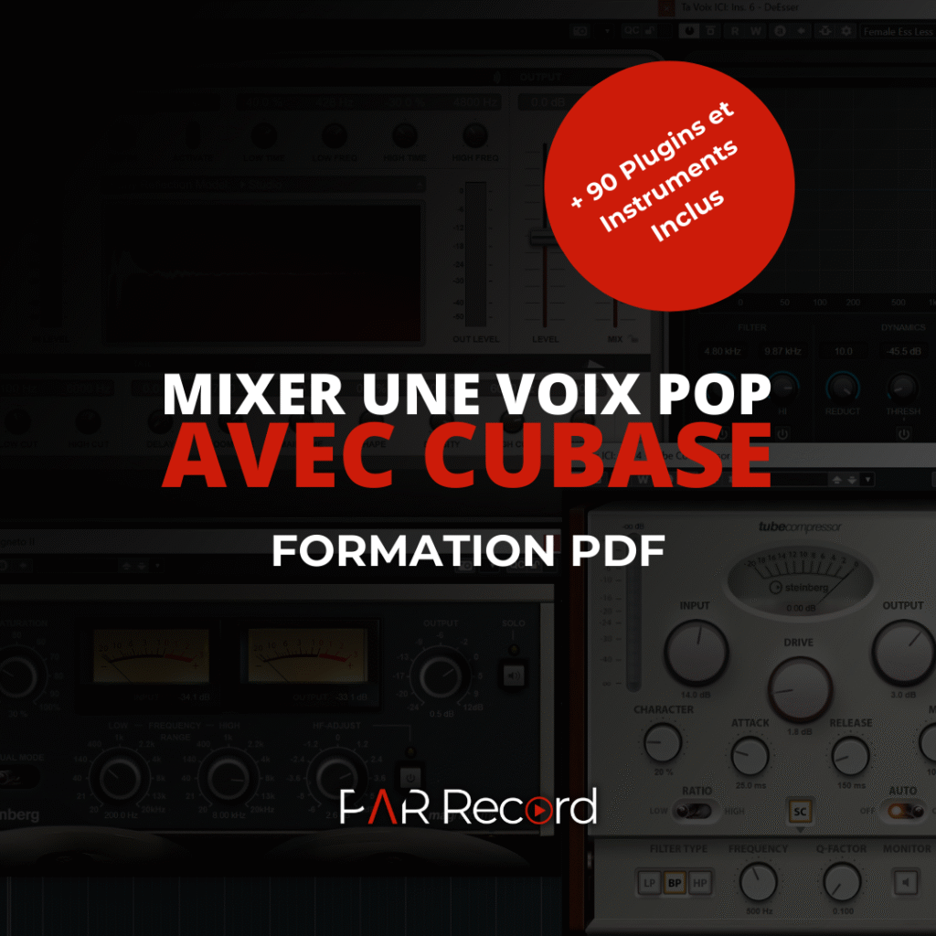 Mixer une voix pop avec Cubas - Formation PDF