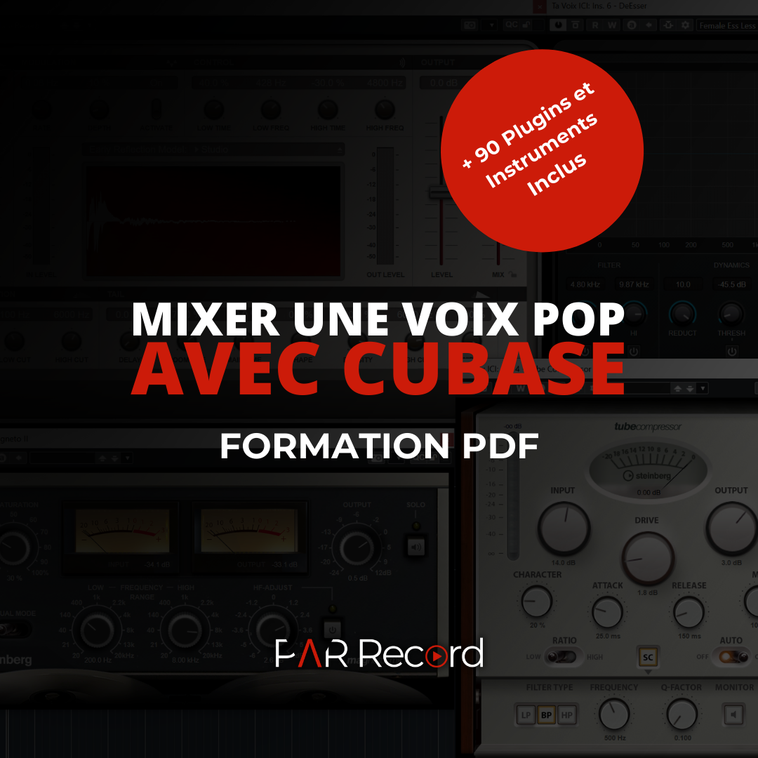 Mixer une voix pop avec Cubas - Formation PDF