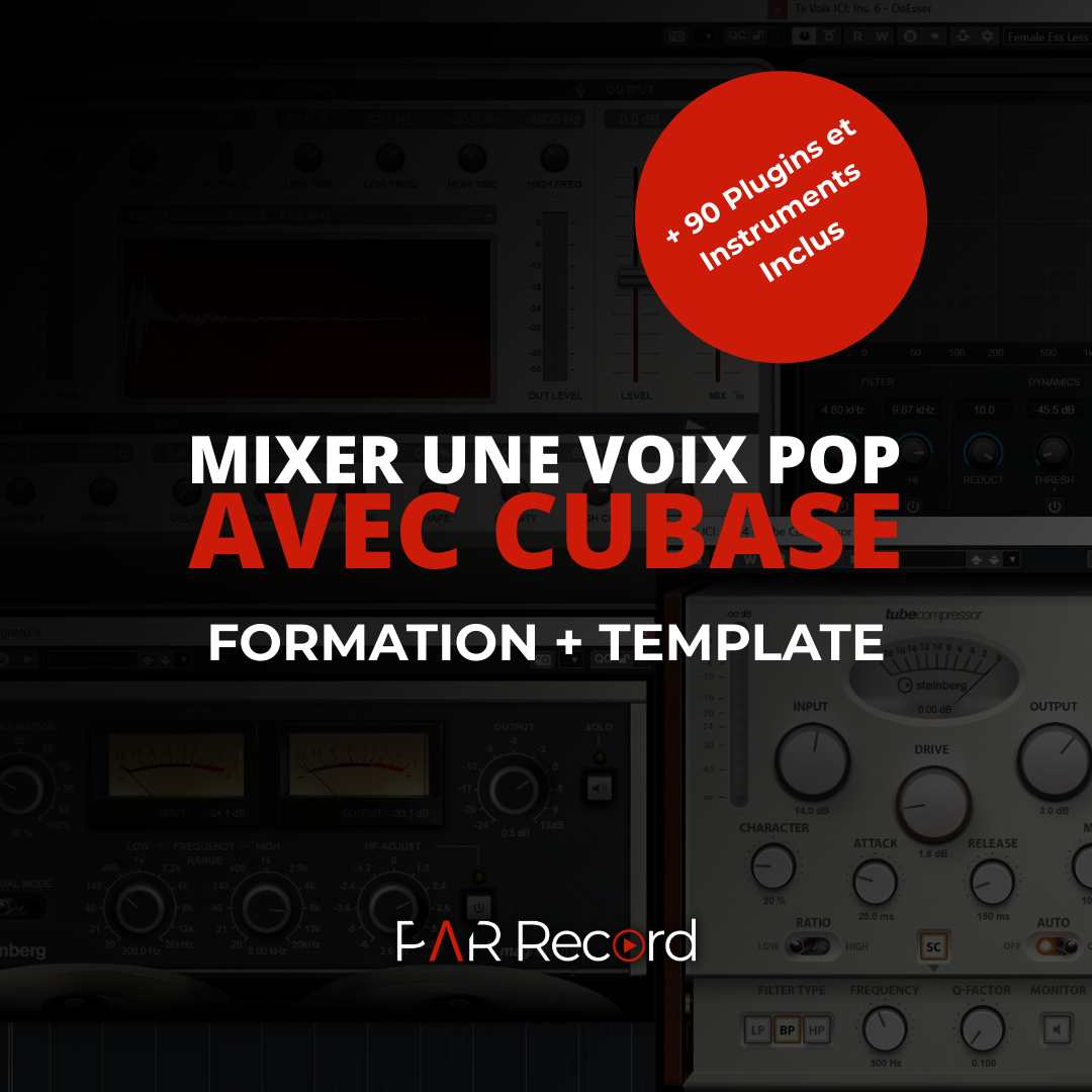 Mixer une voix pop avec Cubase - Formation + Template