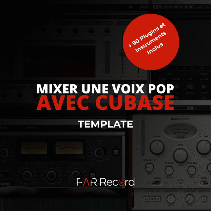 Mixer une voix pop avec Cubase - Template