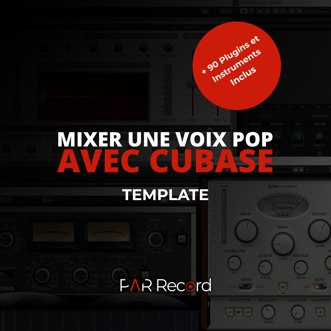 Mixer une voix pop avec Cubase - Template