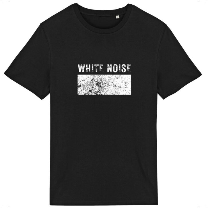 T-shirt unisexe coton bio - White Noise / Foncé