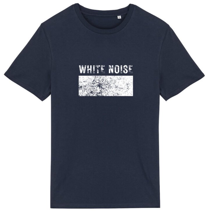 T-shirt unisexe coton bio - White Noise / Foncé