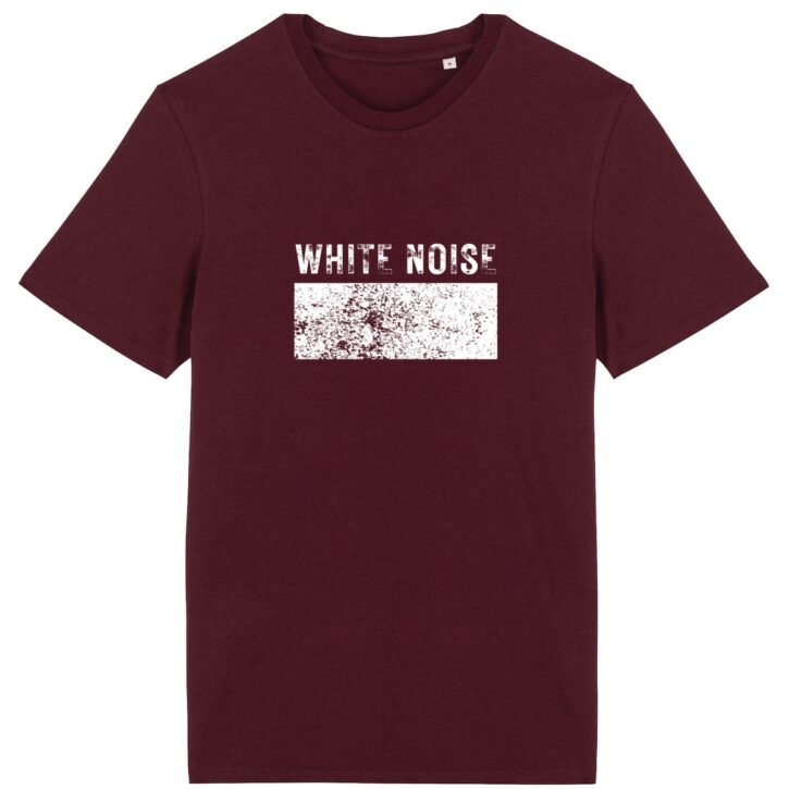 T-shirt unisexe coton bio - White Noise / Foncé
