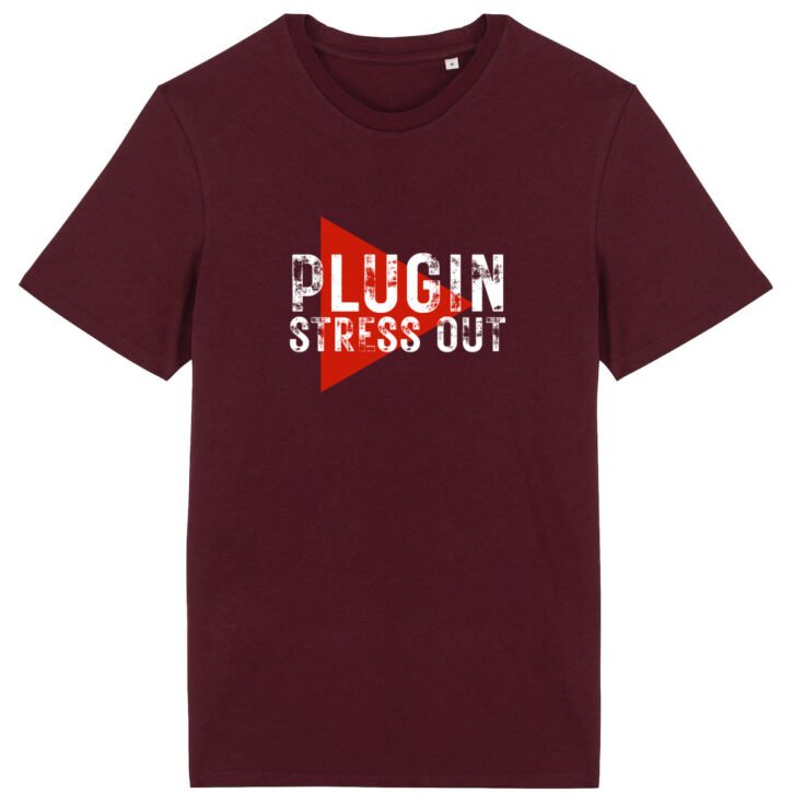 T-shirt unisexe coton bio - PlugIn/ Stress Out - Play