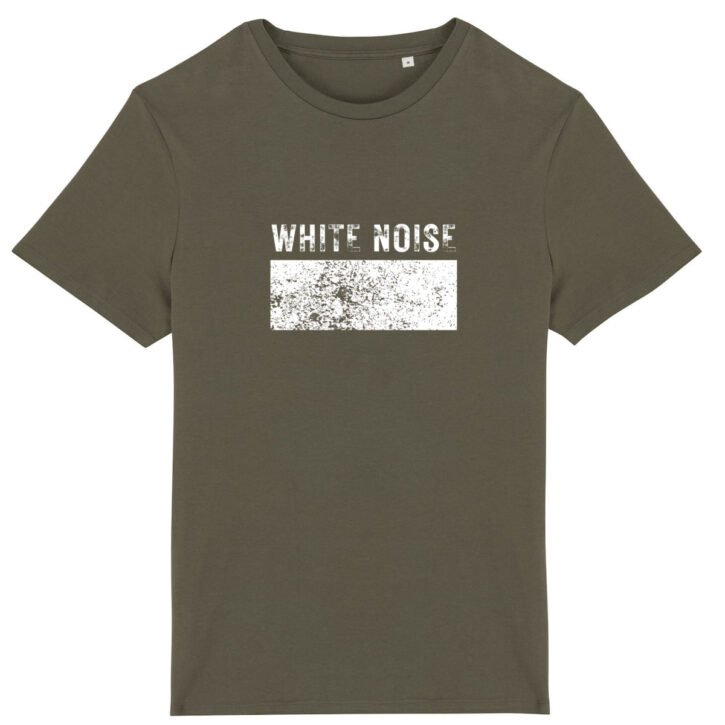 T-shirt unisexe coton bio - White Noise / Foncé