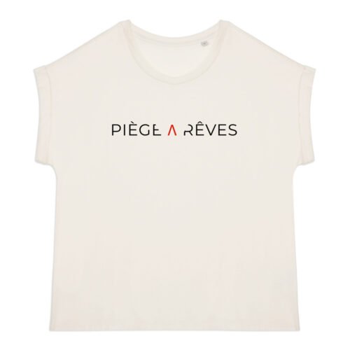 T-shirt femme biologique manches à revers