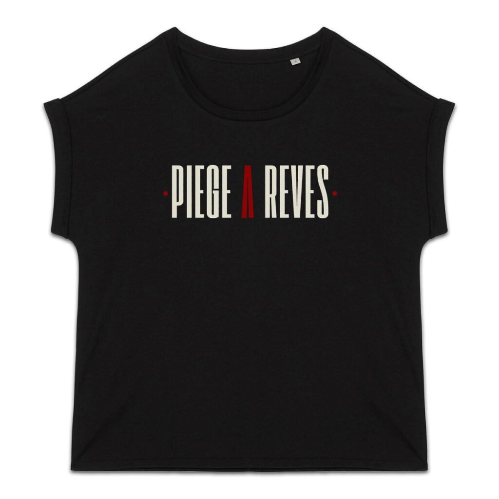 T-shirt manches à revers Femme Foncé